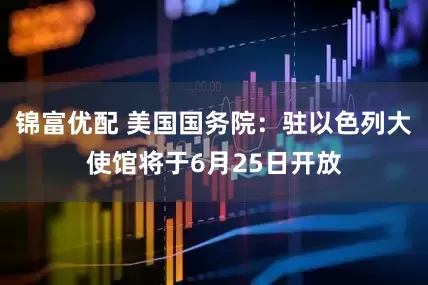 锦富优配 美国国务院：驻以色列大使馆将于6月25日开放